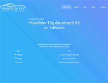 Tablet Screenshot of headlinerfix.com